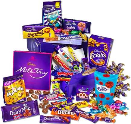 Win A Cadbury Sharing Hamper - All Dairy Milk Products (470x412)