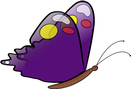 How Will A Play Therapist Help - Butterfly Animations For Powerpoint (444x332)