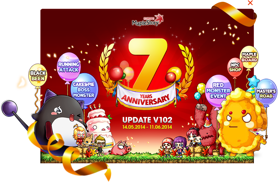 Nexon Europe Has The Pleasure To Announce Today The - Maplestory 7th Anniversary (923x604)