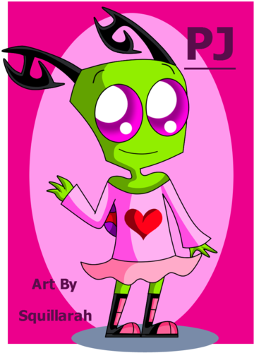 Invader Zim Oc-pj By Skunkynoid - Cartoon (400x532)