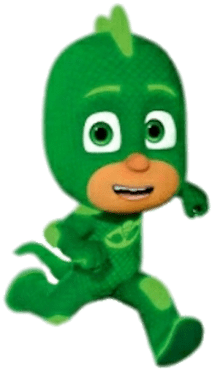 Pj Masks Gekko Running - Cakeusa Pj Masks Party Birthday Cake Topper Edible (400x400)