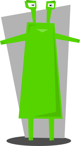 Green Martian Clip Art At Clker - Green Martian Clip Art At Clker (441x800)