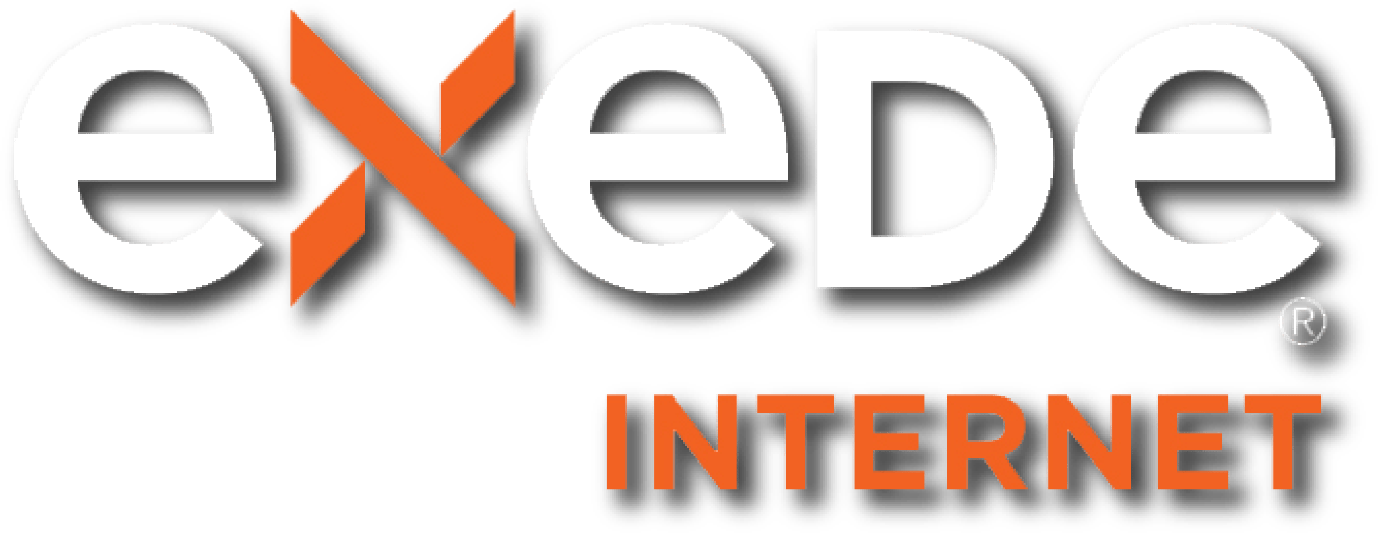 New Exede Satellite Internet Installation - Exede Logo White Text (2796x1100)
