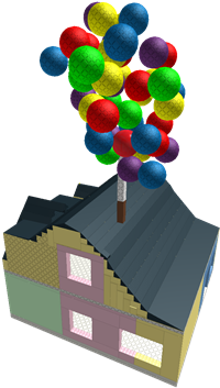 Up Up And The Up House - Balloon (420x420)