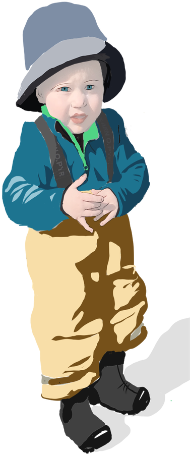 Little Boy Illustration - Illustration (955x1600)