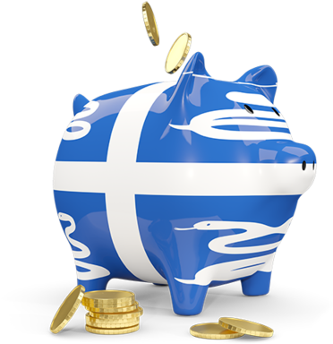 Illustration Of Flag Of Martinique - Bank (640x480)