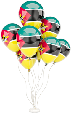 Illustration Of Flag Of Mozambique - Cluster Ballooning (640x480)