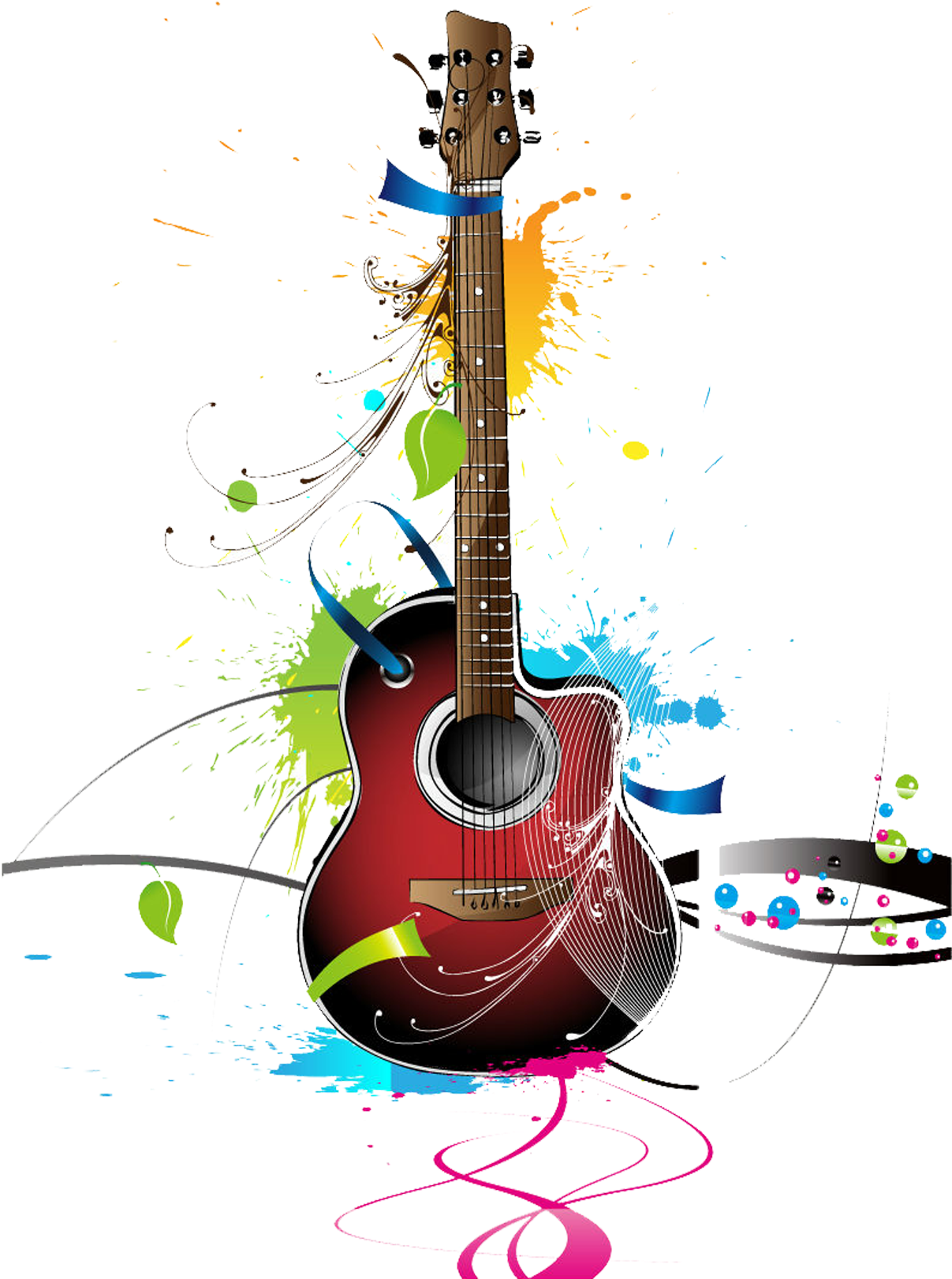 Guitar Music Shutterstock Illustration - Guitar Music Shutterstock Illustration (2362x2362)