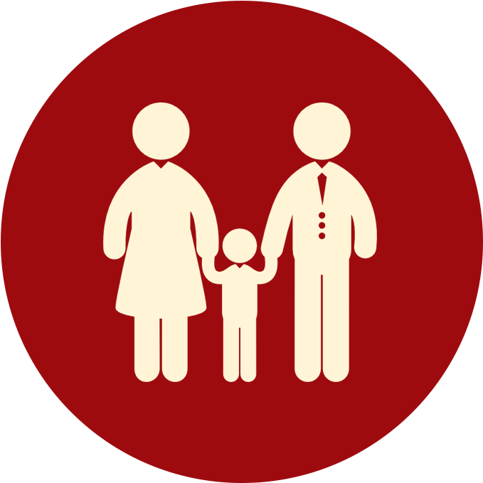 Spousal Support, Divorce & Child Custody Attorney, - Family Icon White Png (700x700)