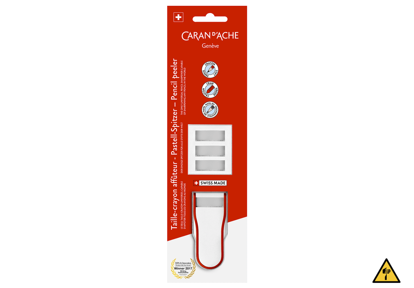 Red Pencil Peeler Blister 3 Replaceable Blades - Pencil (1600x1000)