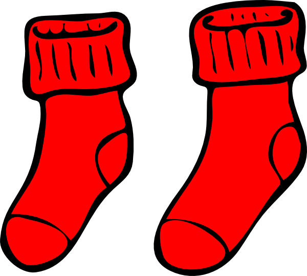 Red Socks Clip Art At Clker - Clip Art Red Socks.