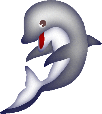 Dolphins Graphics And Animated Gifs - Animated Dolphin Graphic (354x397)