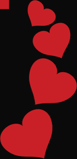 Clip Art Red Heart Small Red Heart Clipart - Clip Art Red Heart Small Red Heart Clipart (256x527)