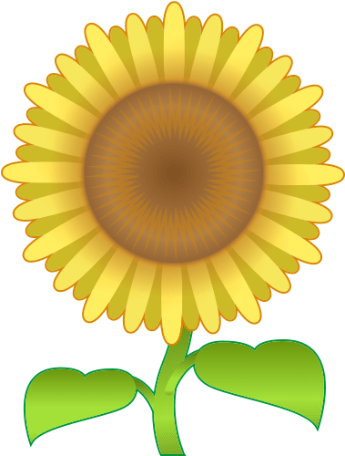 Emoji Clipart Sunflower - Sunflower Emoji (512x512)
