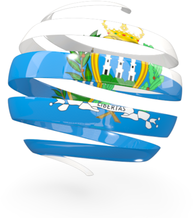 Illustration Of Flag Of San Marino - Kuwait Png (640x480)