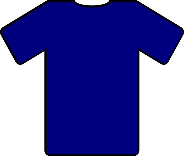 Blue Shirt 2 Clip Art At Clker - Blue Shirt Clip Art (600x508)