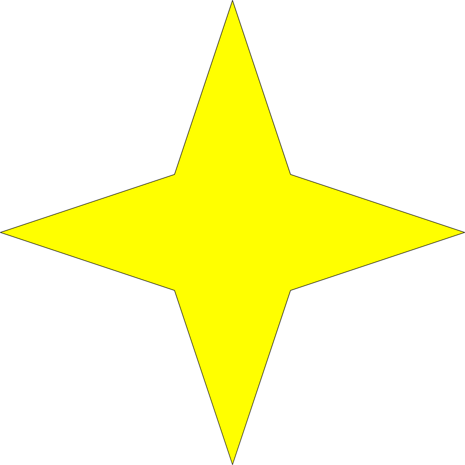 Illustration Of A Yellow Star - Space Dancing Wiggles Gerg (958x958)