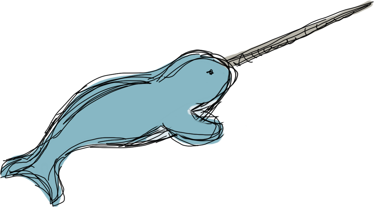 Non-fiction - Narwhal With Transparent Background (1207x678)