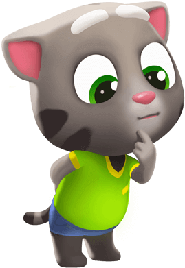 Clip Art Talking Tom Gold Run Fun Endless Running Game - Outfit7 (408x408)