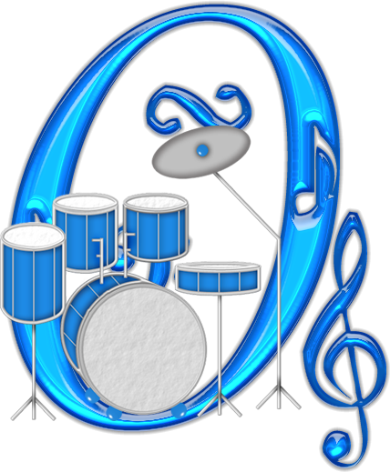 Ch B *✿* Musical Mayuscula - Alphabet (428x519)