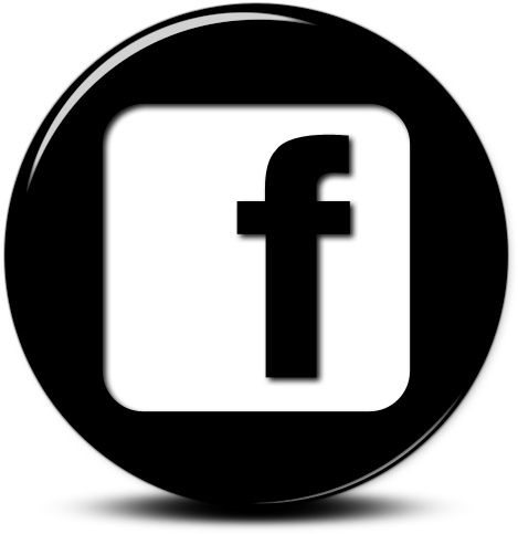 Logo - Facebook Social Media Icon Black (512x512)
