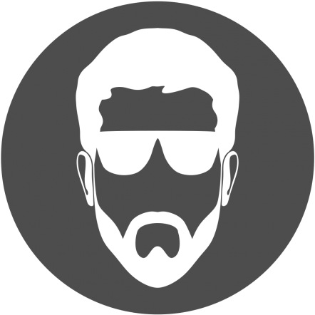 Man's Face Logo Man - Venetian Snares Miss Balaton (820x820)