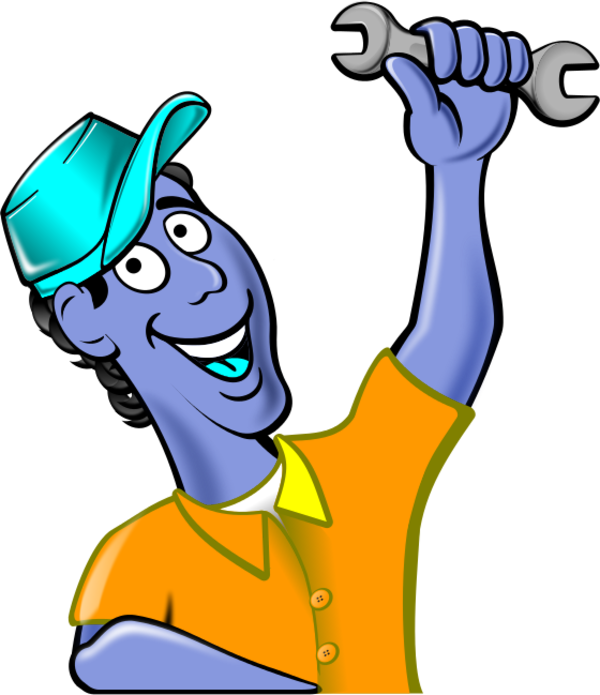 Maintenance Mechanic Clip Art - Customer Reminder For Service From Auto Mechanic Card (600x695)