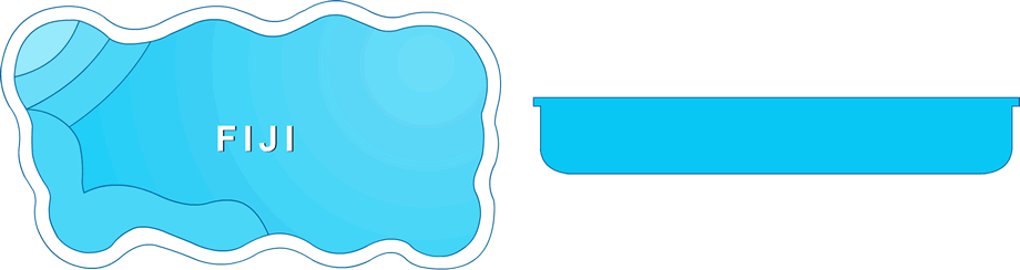 Lagoon Swimming Pools - Martinique Fiberglass Pool (920x244)