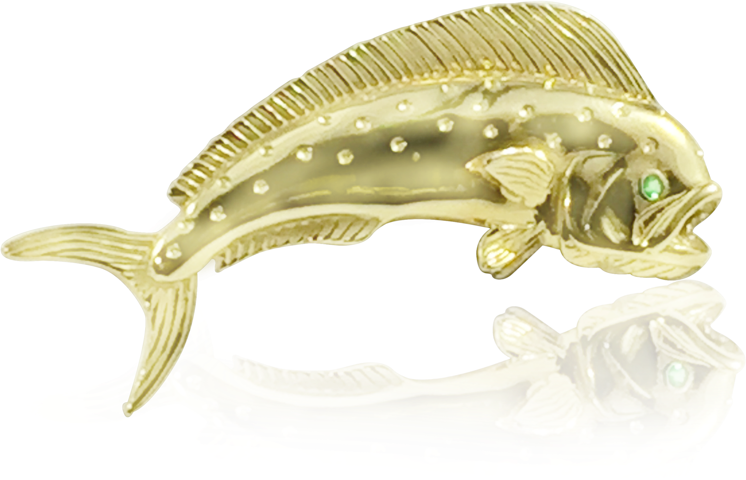 14k Mahi Mahi Dolphin Dorado Pendant - Sailfish (2048x1536)