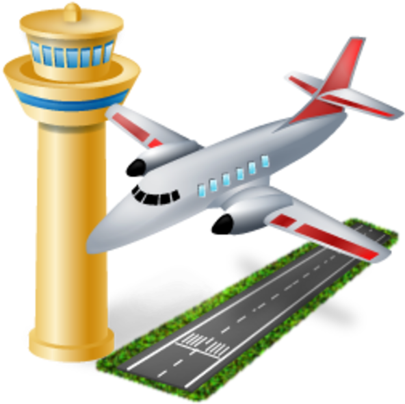 Free Images At Clker - Airport Terminal Airport Png (600x600)