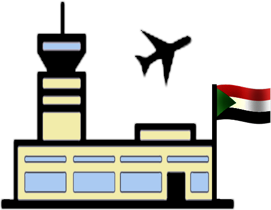 Sudan Airport Stub - Airport Image In Png (546x415)