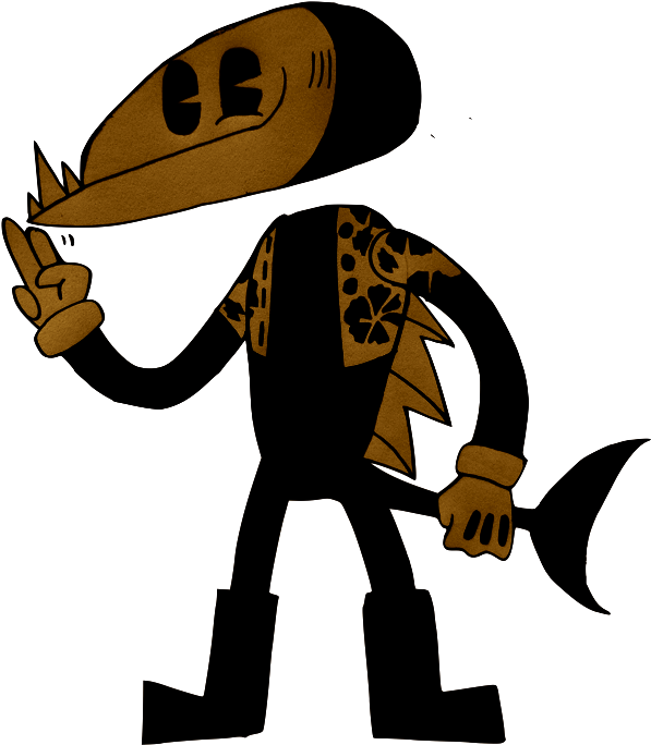 Ink Machine Oc Kaku The Barracuda By Shadowstyle143 - Cartoon (648x690)