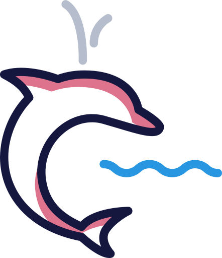 Ícone Golfinho - Png - Ícone Golfinho - Png (442x512)