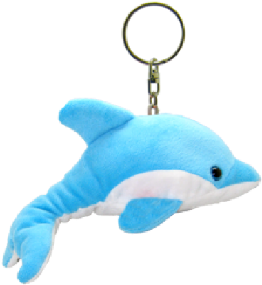 Chave "golfinho Azul" - Stuffed Toy (500x500)