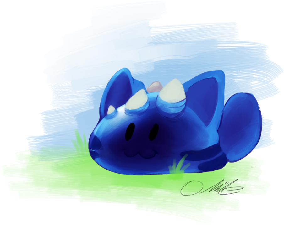 Slime Rancher - Slime Rancher Slime Fuego Fanart (976x819)