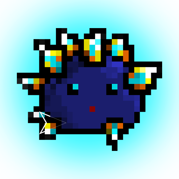 Crystal Slime By Emperaptor - Illustration (605x605)