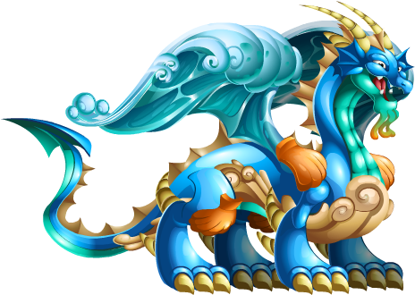 Concurso De Desenho Dragão Golfinho Dragon City Rei - Dragon City Dragon Edeluxe (500x500)