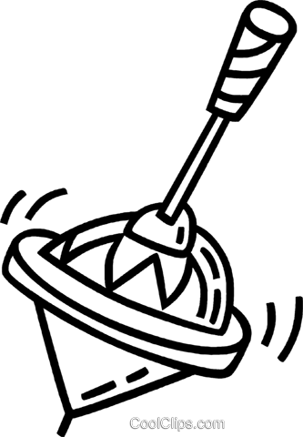 Spinning Top Royalty Free Vector Clip Art Illustration - Clip Art (333x480)