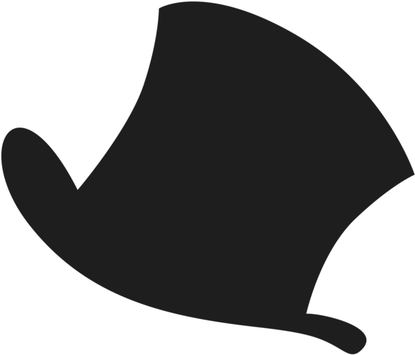Clip Art Top Hat - Top Hat Clip Art (850x731)