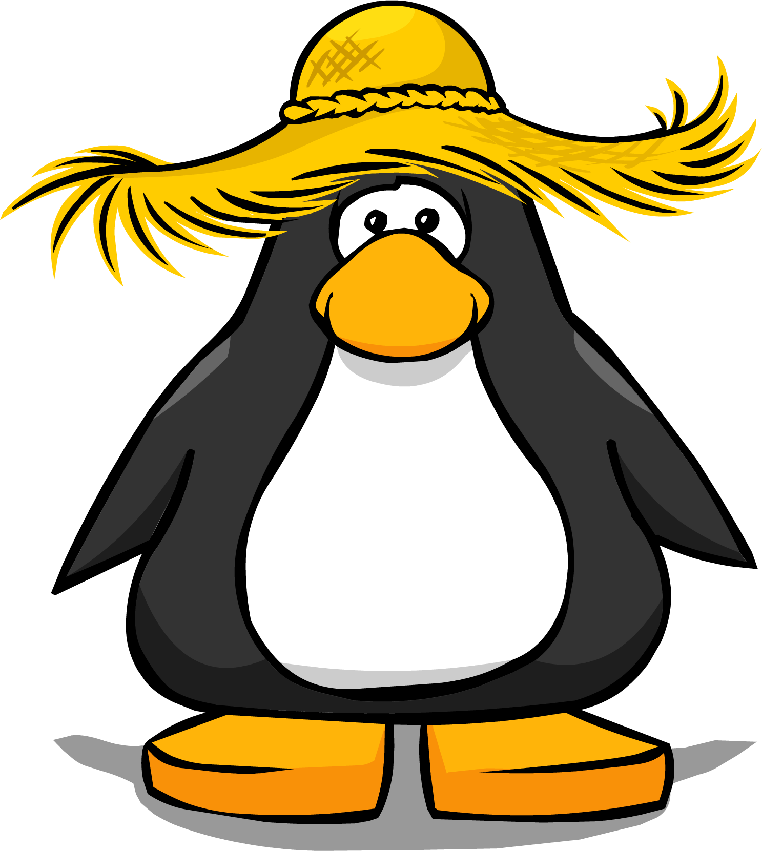 Straw Hat Pc - Club Penguin Bling Bling Necklace (1487x1661)