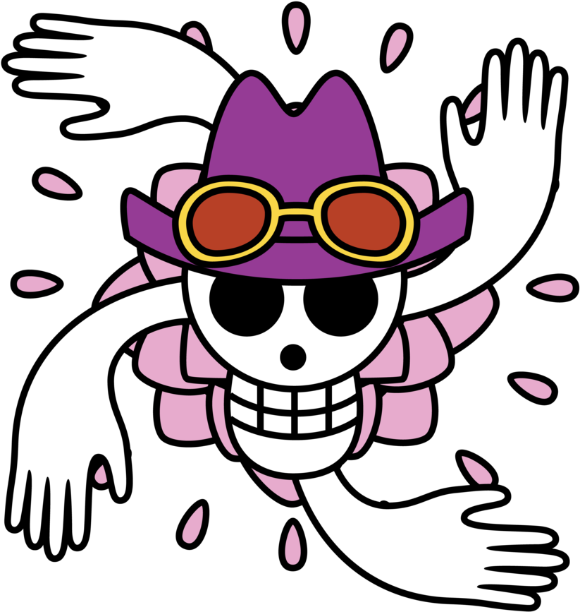 Robin Flag Symbol - One Piece Nico Robin Logo (894x894)