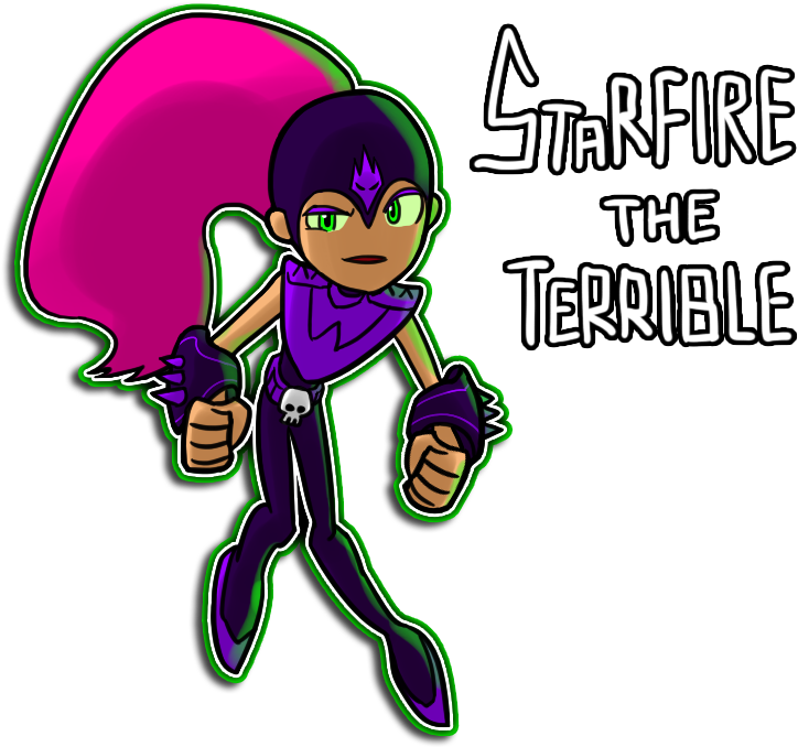 Teen Titans Go Starfire Terrible - Starfire The Terrible Fanart (750x750)