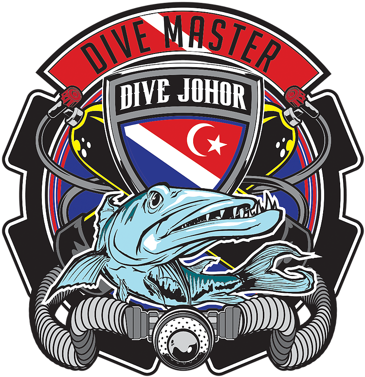 #divejohor Team Barracuda - Illustration (768x798)