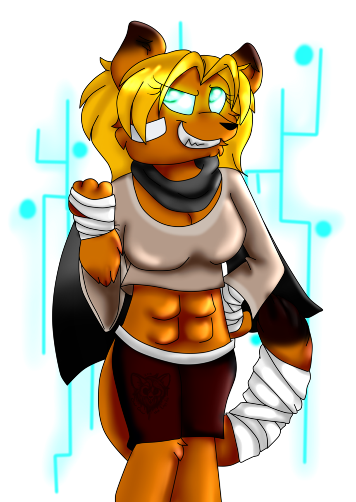 Art Trade- Robo Puma By Thelooneycharboa - Cartoon (794x1006)