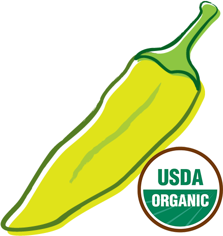 Organic Hot Wax Pepper - Usda Organic (500x500)