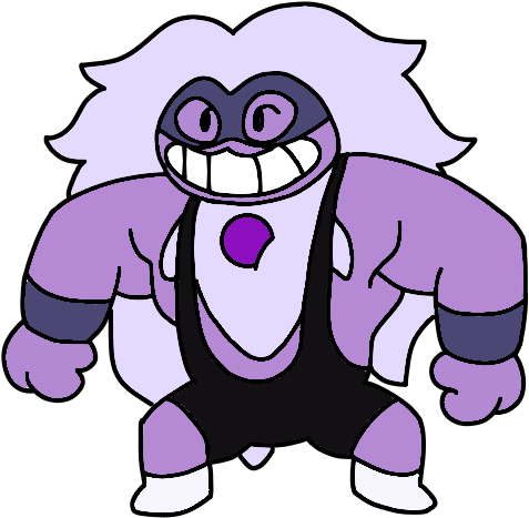 Purple Puma - Atl - Steven Universe Garnet Attack The Light (562x548)