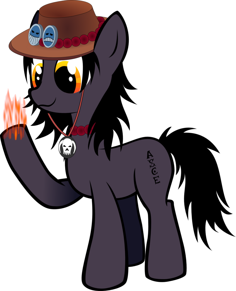 Ace Ponyfied By Raffa2300 - Cartoon (805x992)