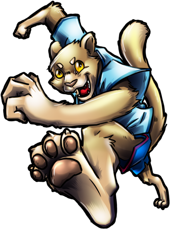 Puma By Kiaun - Cartoon (786x1017)