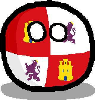 Castilla Y Leónbola , Castiella Y Lliónbola (leonese) - England Countryball (426x426)