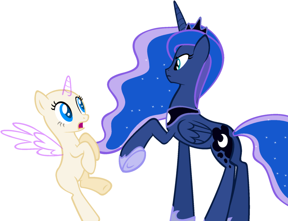 Oh No This Is Luna - Mlp Princess Luna Base (1024x779)